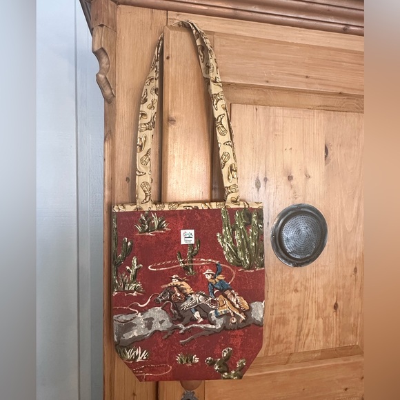 One-Of-A-Kind Rodeo Purse/Reusable Shopping Bag Handmade - Picture 3 of 9
